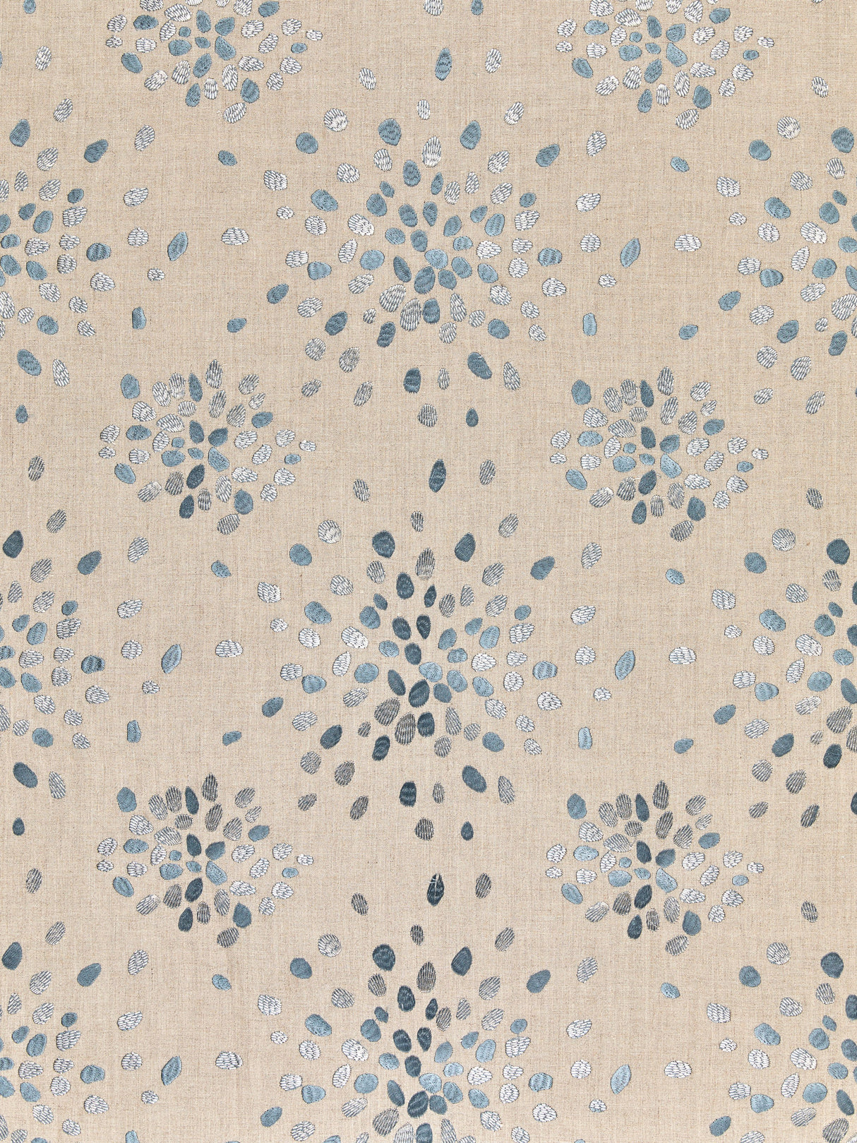 Scalamandre HN 000642000 SLATE BLUE FIREFLY Fabric - Eade's Wallpaper