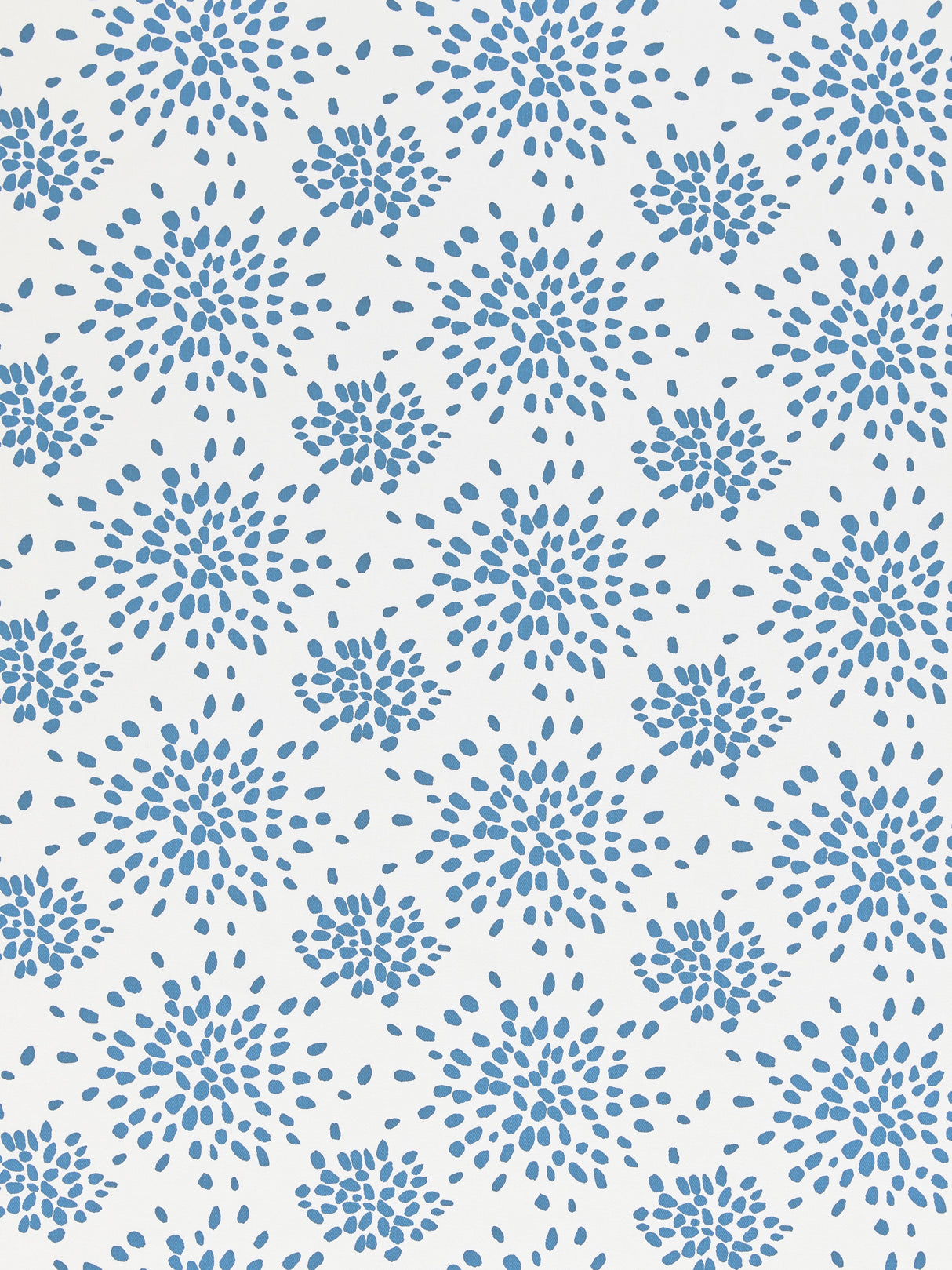 Scalamandre HN 00BDF1020 DELPHINIUM FIREWORKS COTTON PRINT Fabric