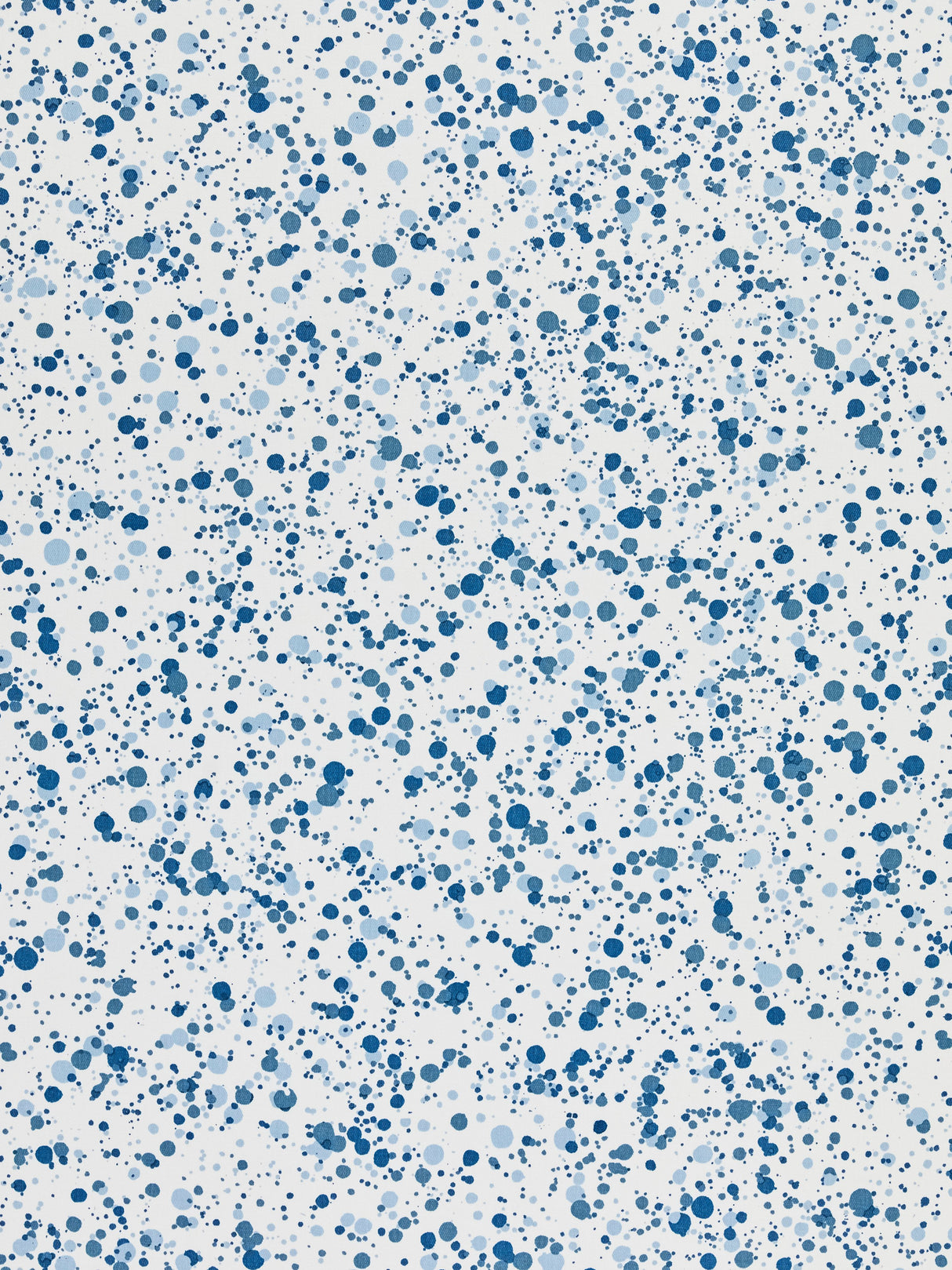 Scalamandre HN 00BKF0153 OCEAN BLUE SPATTER COTTON PRINT Fabric