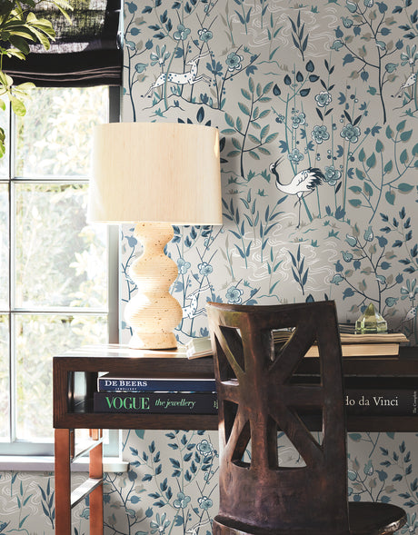 York HO2129 Aspen Grey Wallpaper