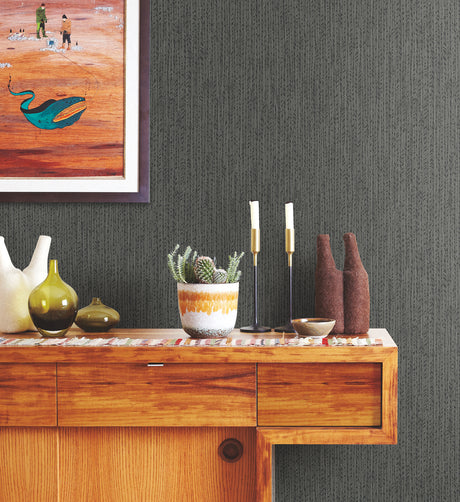 York HO2139 Feather Fletch Black Wallpaper