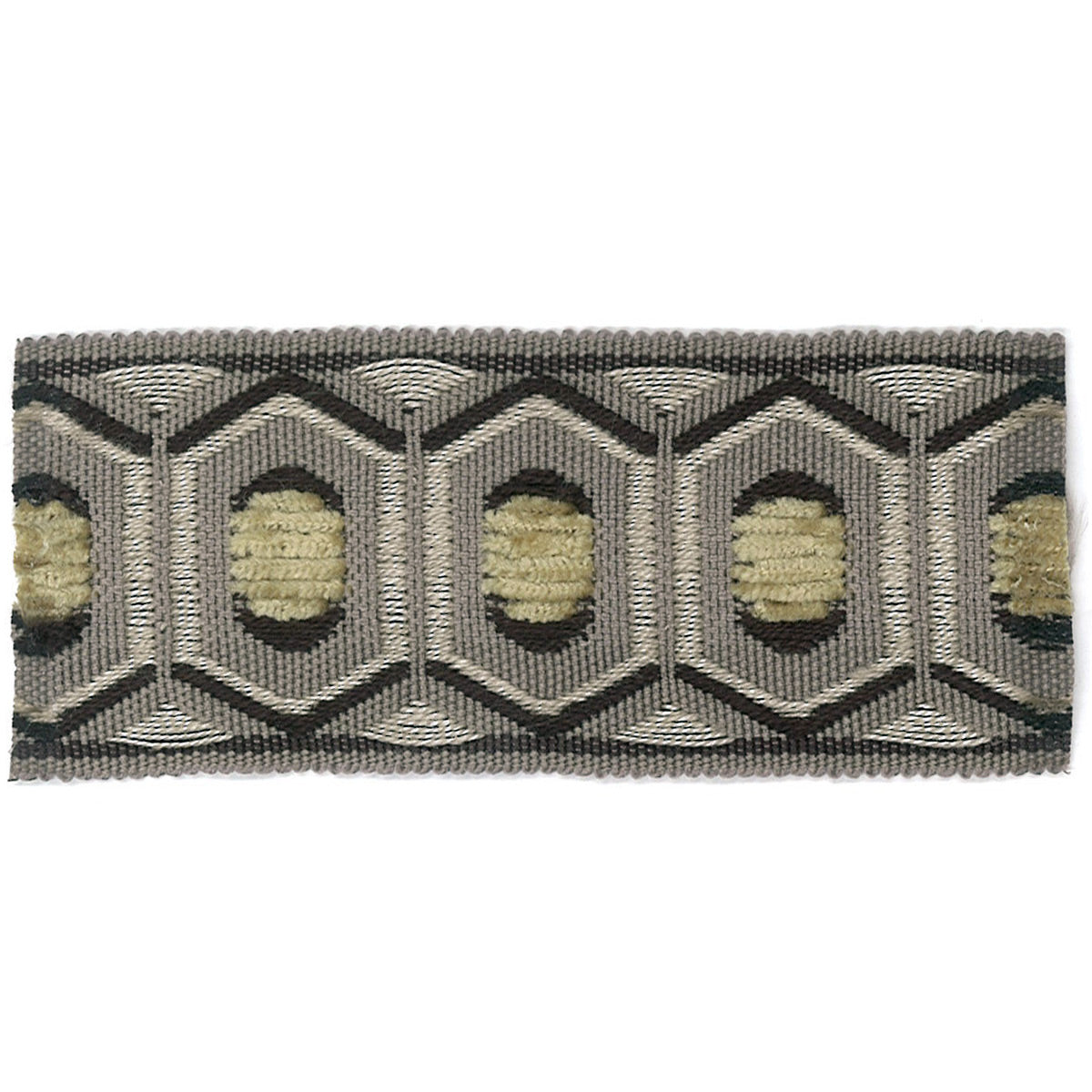 STOUT HONE-1 HONEYCOMB 1 FOG Fabric - Eades Wallpaper & Fabric