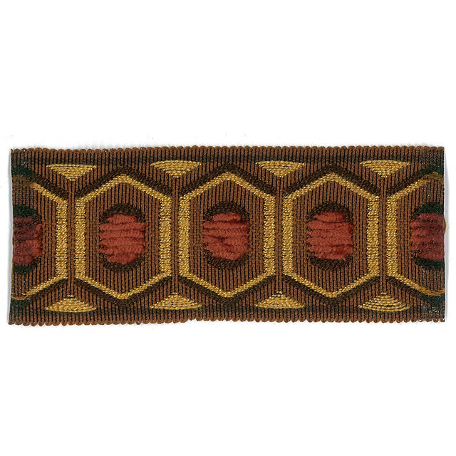 STOUT HONE-3 HONEYCOMB 3 SADDLE Fabric - Eades Wallpaper & Fabric