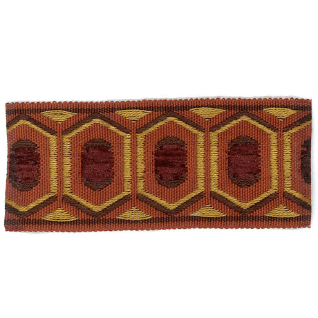 STOUT HONE-5 HONEYCOMB 5 RUSSET Fabric - Eades Wallpaper & Fabric