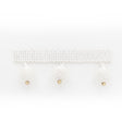 STOUT HOPA-2 HOPAT BEADED FRINGE 2 CHALK Fabric - Eades Wallpaper & Fabric