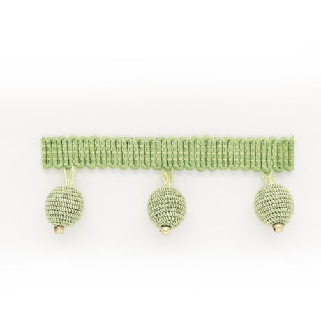STOUT HOPA-4 HOPAT BEADED FRINGE 4 GRASS Fabric - Eades Wallpaper & Fabric