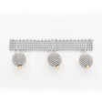 STOUT HOPA-6 HOPAT BEADED FRINGE 6 PLATINUM Fabric - Eades Wallpaper & Fabric