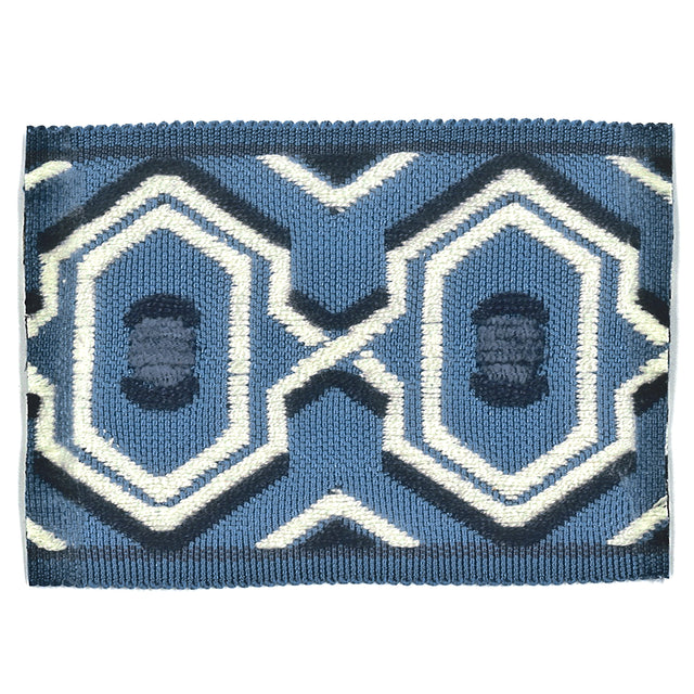 STOUT HUMO-1 HUMOR 1 BLUE Fabric - Eades Wallpaper & Fabric