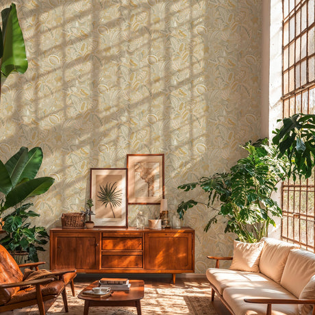 Galerie Havana 2 Floral Beige Wallpaper HV41067