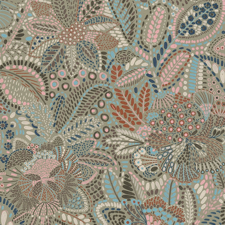 Galerie Havana 2 Floral Multi-coloured Wallpaper HV41068