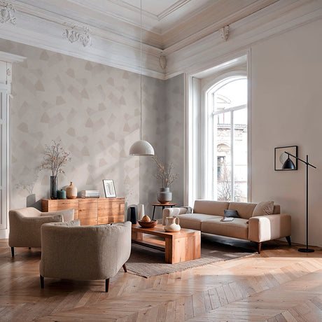 Galerie Havana 2 Geometric Silver Grey Wallpaper HV41073