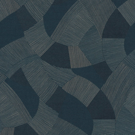 Galerie Havana 2 Geometric Blue Wallpaper HV41074