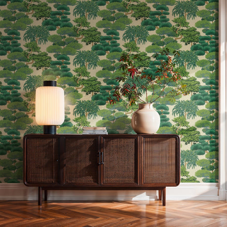 Galerie Havana 2 Tree Leaf Green Wallpaper HV41077