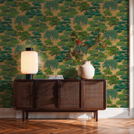 Galerie Havana 2 Tree Leaf Green Wallpaper HV41078