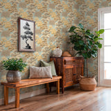 Galerie Havana 2 Tree Leaf Beige Wallpaper HV41080
