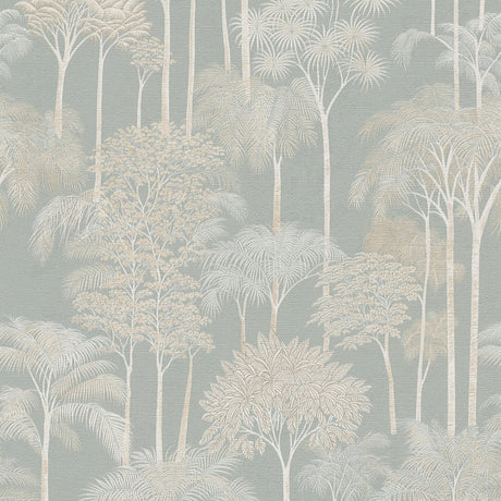 Galerie Havana 2 Tree Leaf Cream Wallpaper HV41082