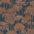 Galerie Havana 2 Tree Leaf Blue Wallpaper HV41084