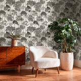 Galerie Havana 2 Tree Leaf Black Wallpaper HV41085
