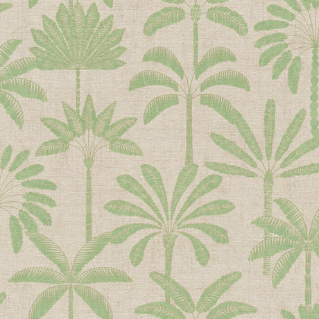 Galerie Havana 2 Tree Leaf Green Wallpaper HV41087