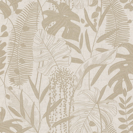 Galerie Havana 2 Tree Leaf Beige Wallpaper HV41090