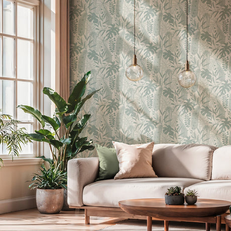 Galerie Havana 2 Tree Leaf Green Wallpaper HV41091