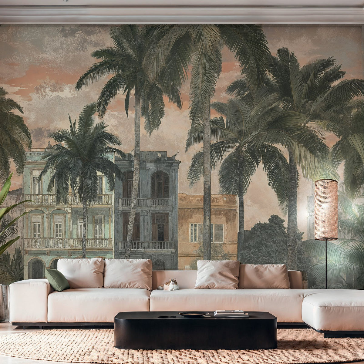 Galerie Havana 2 Motif Beige Mural HV41107M