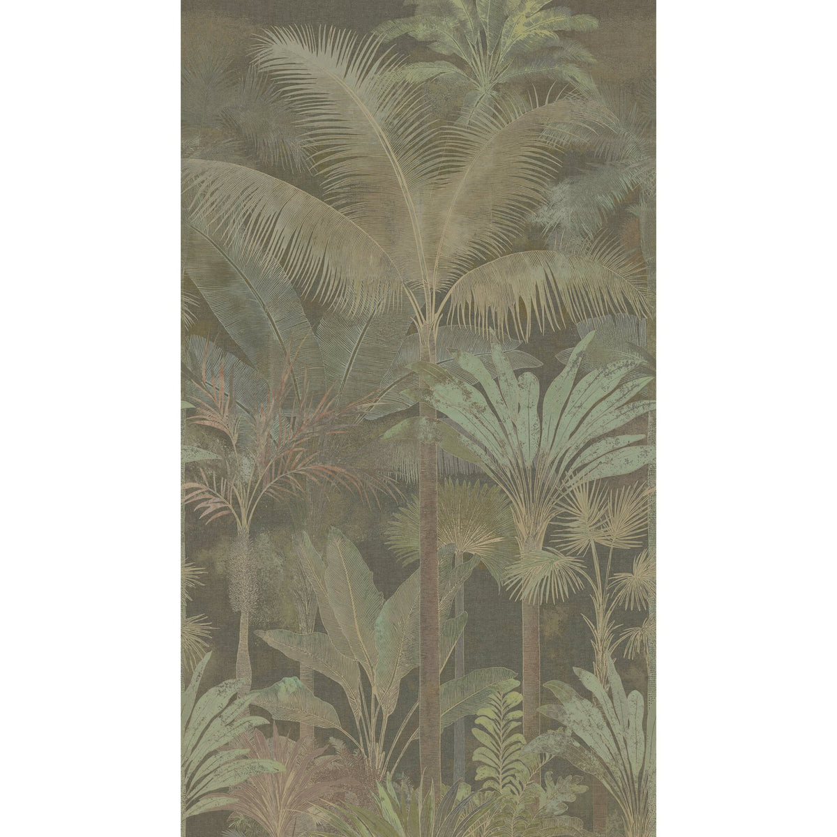 Galerie Havana 2 Tree Leaf Green Mural HV41108M