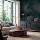 Galerie Havana 2 Tree Leaf Blue Mural HV41111M