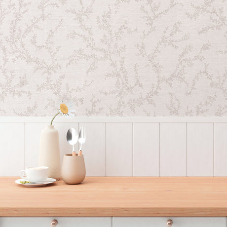 Galerie Hygge Home Trailing Vines Motif Beige Wallpaper GG82