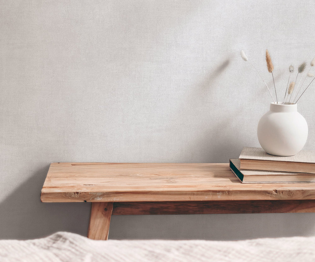 Galerie Hygge Home Plain Texture Beige Wallpaper GG82122