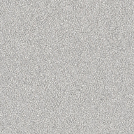 Galerie Hygge Home Herringbone Weave Motif Grey Wallpaper GG