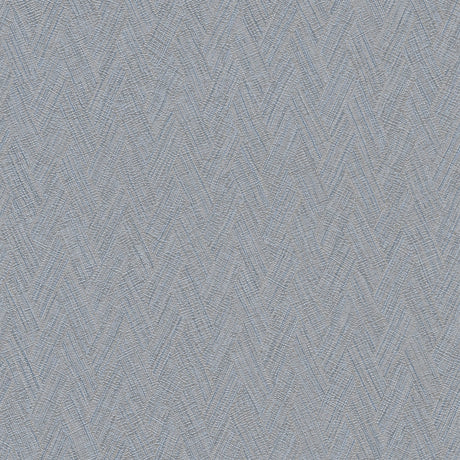 Galerie Hygge Home Herringbone Weave Motif Blue Wallpaper GG