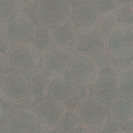 Galerie Hygge Home Stone Circles Motif Green Wallpaper GG821