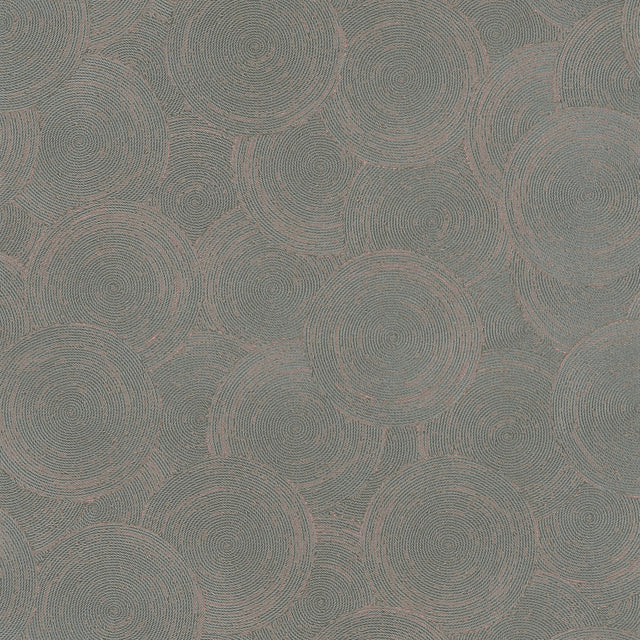 Galerie Hygge Home Stone Circles Motif Green Wallpaper GG821