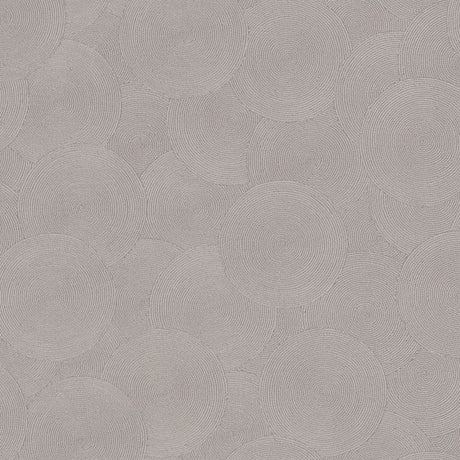 Galerie Hygge Home Stone Circles Motif Brown Wallpaper GG821