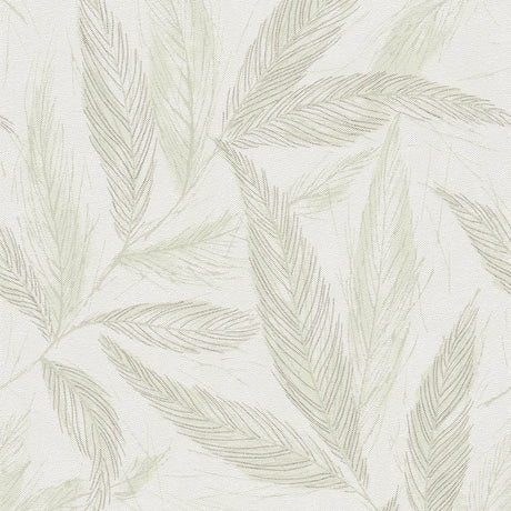 Galerie Hygge Home Fern Weave Motif Green Wallpaper GG82146