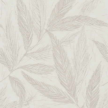 Galerie Hygge Home Fern Weave Motif Beige Wallpaper GG82147