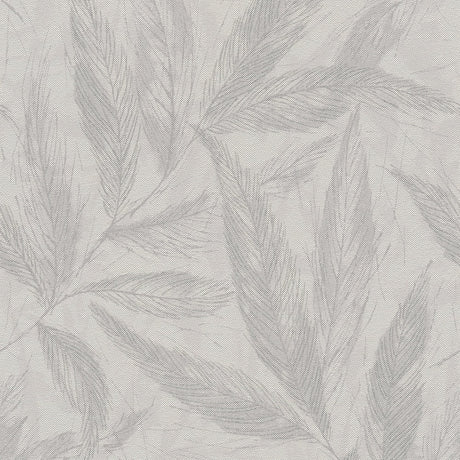 Galerie Hygge Home Fern Weave Motif Grey Wallpaper GG82149