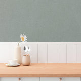 Galerie Hygge Home Plain Texture Green Wallpaper GG82155