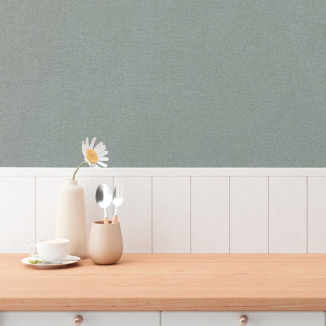 Galerie Hygge Home Plain Texture Green Wallpaper GG82155