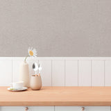 Galerie Hygge Home Plain Texture Brown Wallpaper GG82158