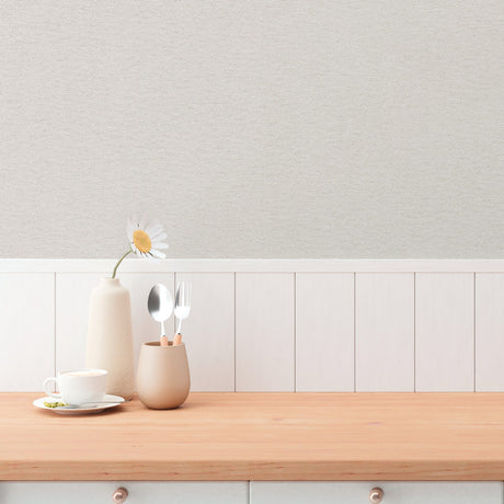 Galerie Hygge Home Plain Texture Grey Wallpaper GG82165
