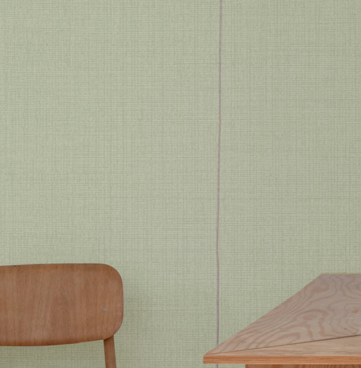 Galerie Little Dreamers Textile Plain Green Wallpaper GDIC10