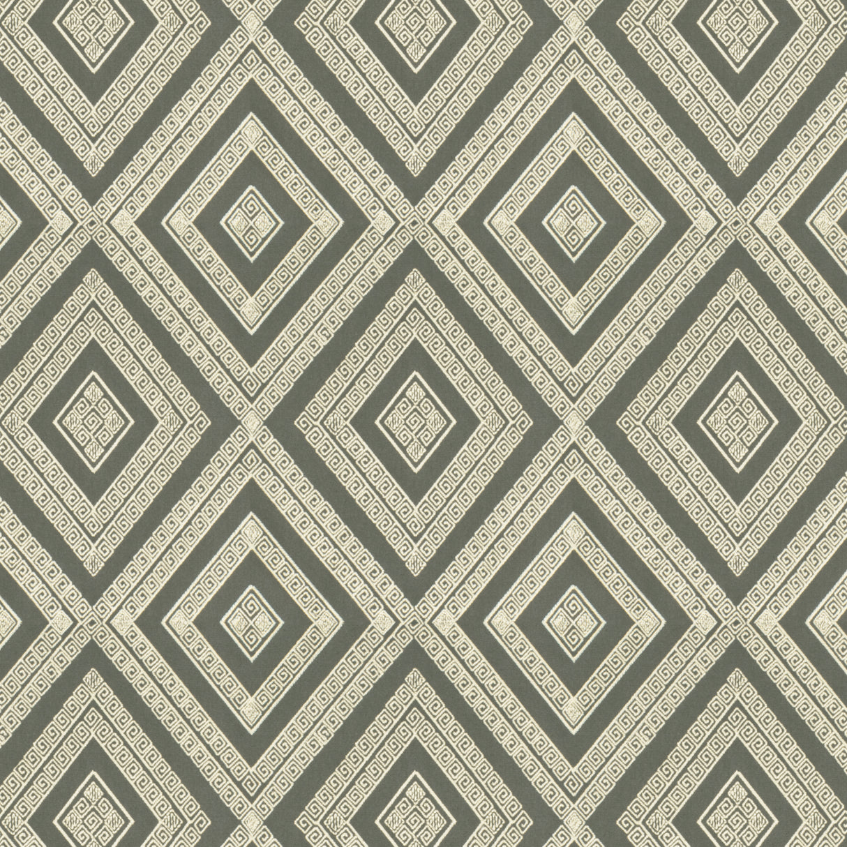 STOUT INTA-5 INTARSIA 5 SMOKE Fabric - Eades Wallpaper & Fabric