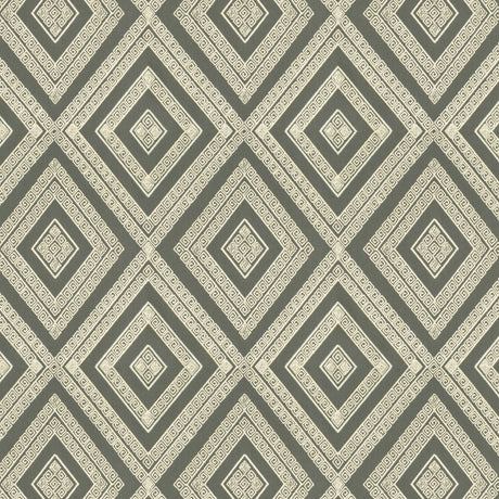 STOUT INTA-5 INTARSIA 5 SMOKE Fabric - Eades Wallpaper & Fabric