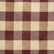 G P & J BAKER J0576.490.0 LANCELOT CHECK CLARET Fabric - Eade's Wallpaper