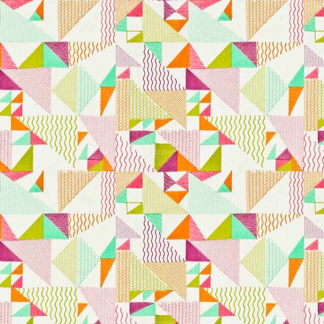 STOUT JABI-4 JABIRU 4 TUTTIFRUTTI Fabric - Eades Wallpaper & Fabric