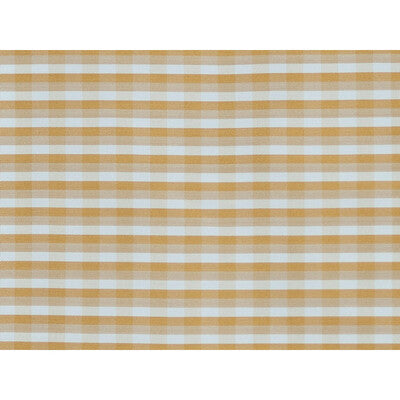 BRUNSCHWIG & FILS JAG-50008.40.0 LA STRADA CHECK  SAFFRON Fabric - Eade's Wallpaper
