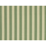 BRUNSCHWIG & FILS JAG-50015.53.0 VALENTI STRIPE EMERALD Fabric - Eade's Wallpaper