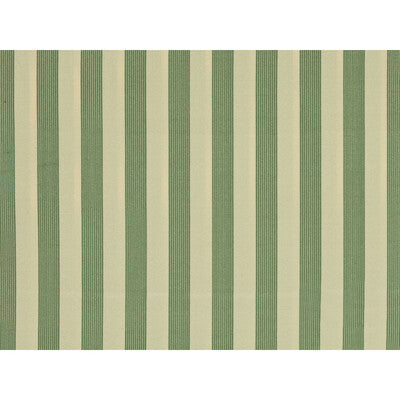 BRUNSCHWIG & FILS JAG-50015.53.0 VALENTI STRIPE EMERALD Fabric - Eade's Wallpaper